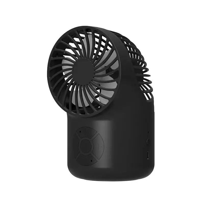 Haut-parleurs et ventilateur pratiques 2 en 1