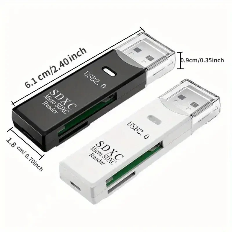 Lecteur de carte Micro SD USB 3.0 2.0 robuste 2-en-1