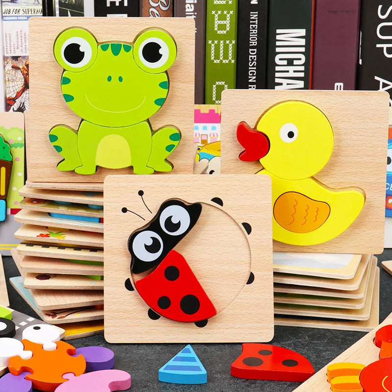 Puzzles en bois 3D