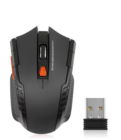 Jogo luminoso sem fio recarregável do rato do computador de AZZOR 2400 DPI 2.4G FPS