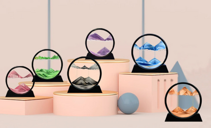 Lampe Décorative Sable en Mouvement – Art Lumineux Relaxant