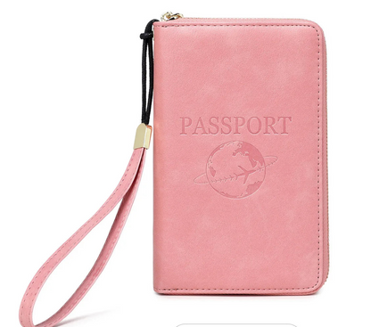 Étui de Voyage Zippé en Cuir PU