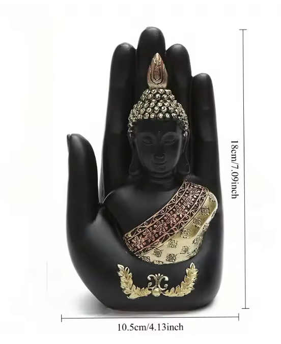Statue Bouddha dans Main Protectrice