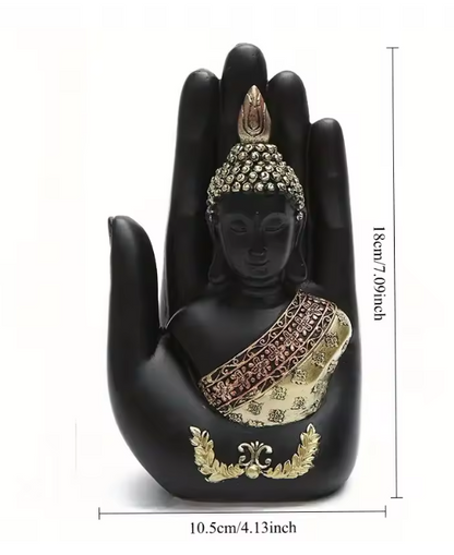 Statue Bouddha dans Main Protectrice