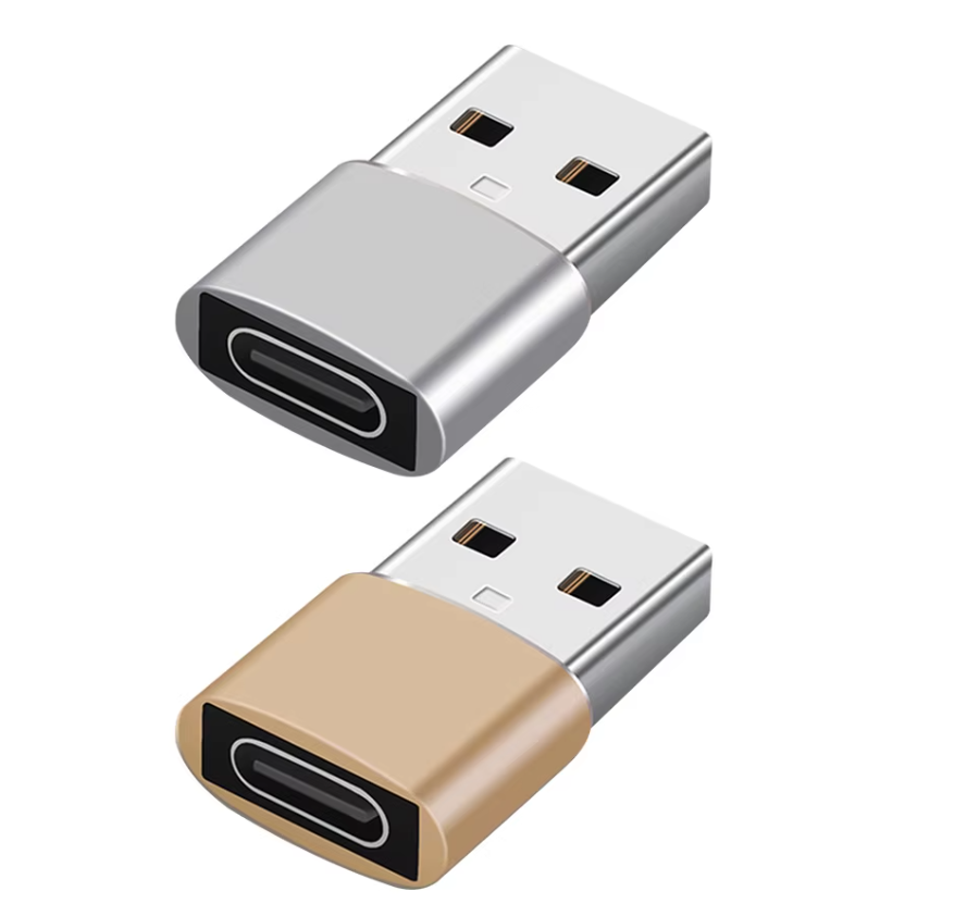Adaptateur USB-A vers USB-C 2 pièces