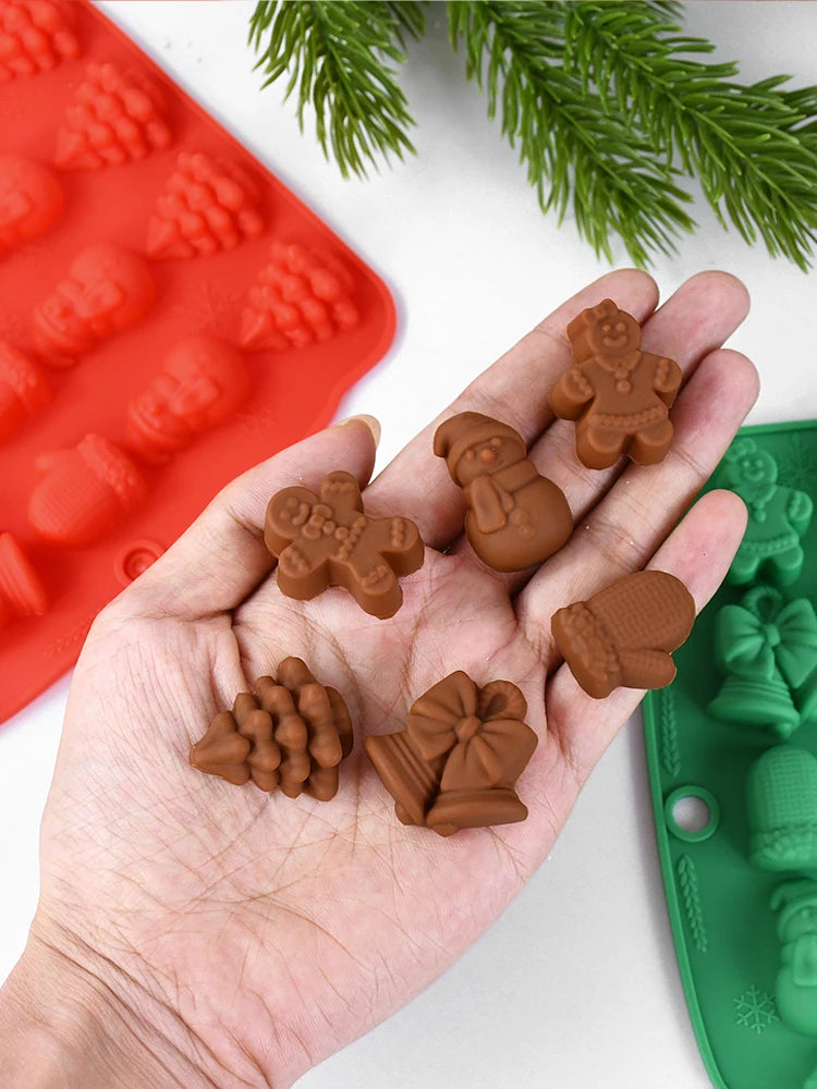 Moules de chocolat de Noel en silicone