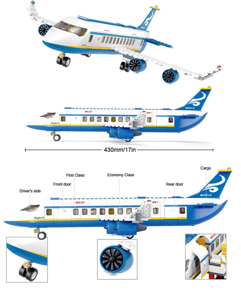 blocs de construction avion cargo