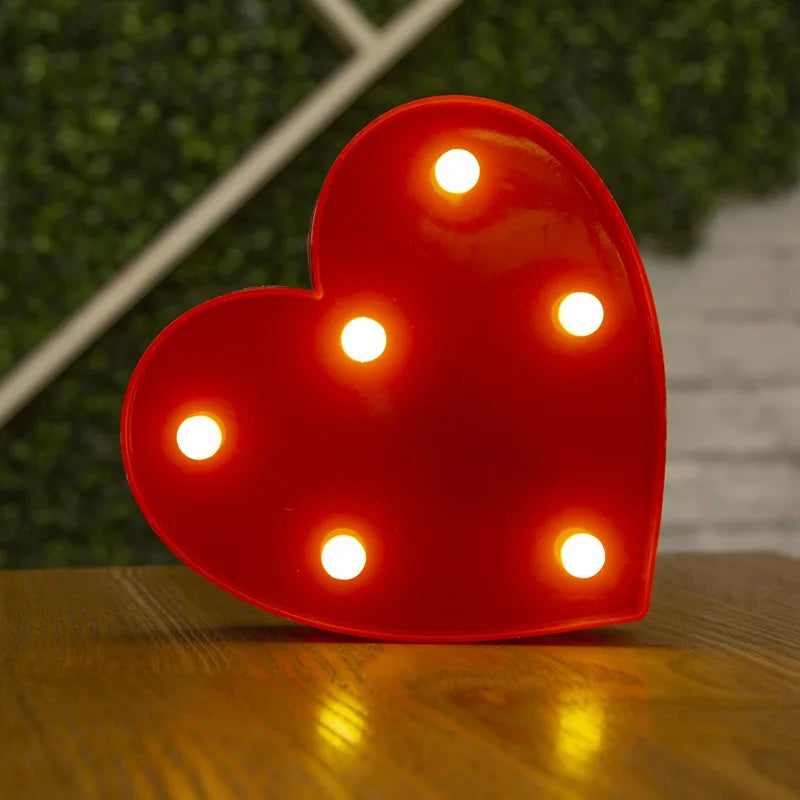 Lampe LED pour décoration saiint valentin