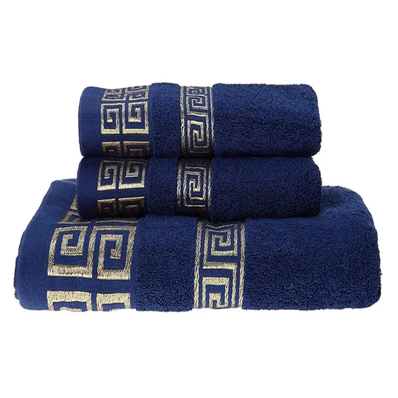 Lot de 3 serviettes de bain