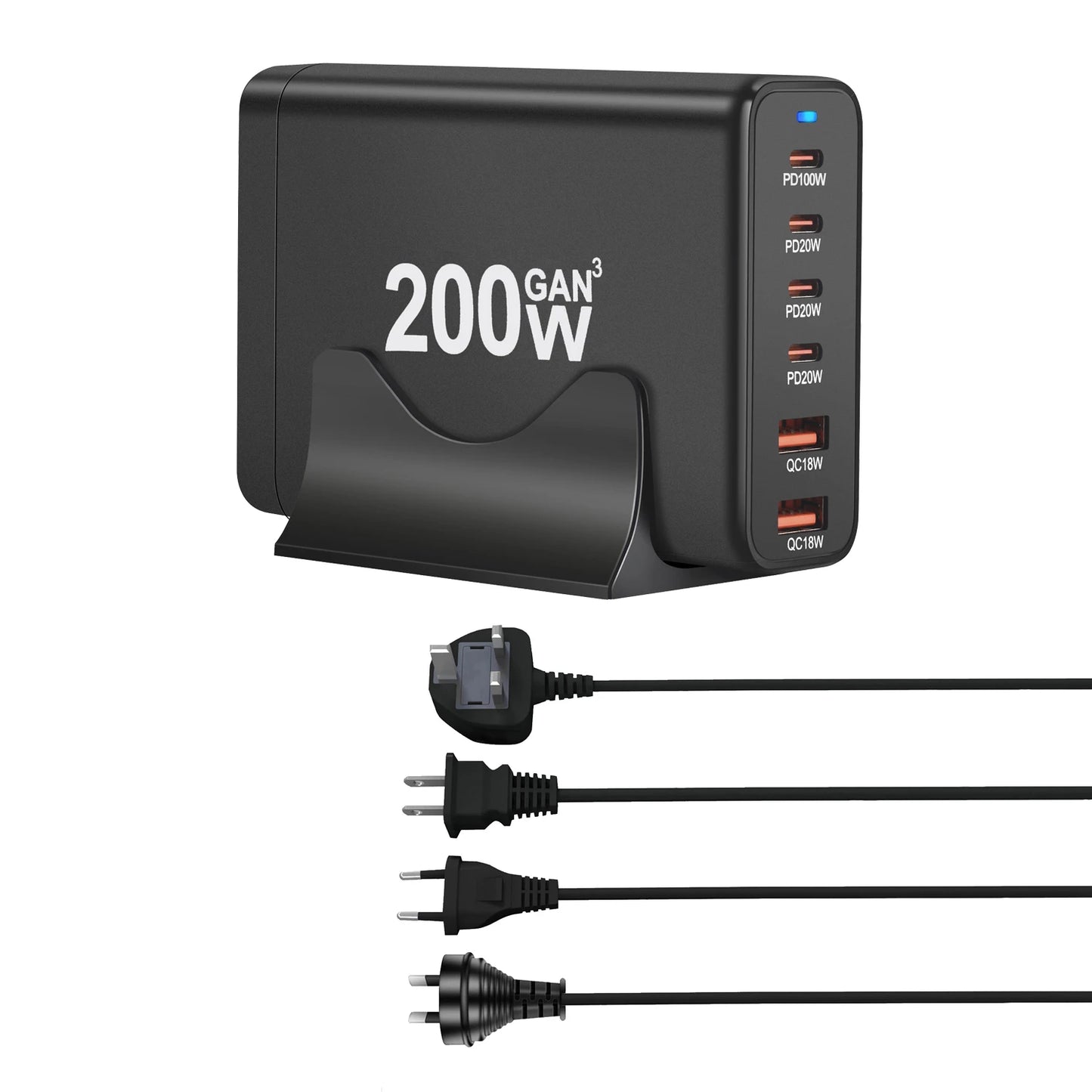 Chargeur 200W 6 Ports USB Type C