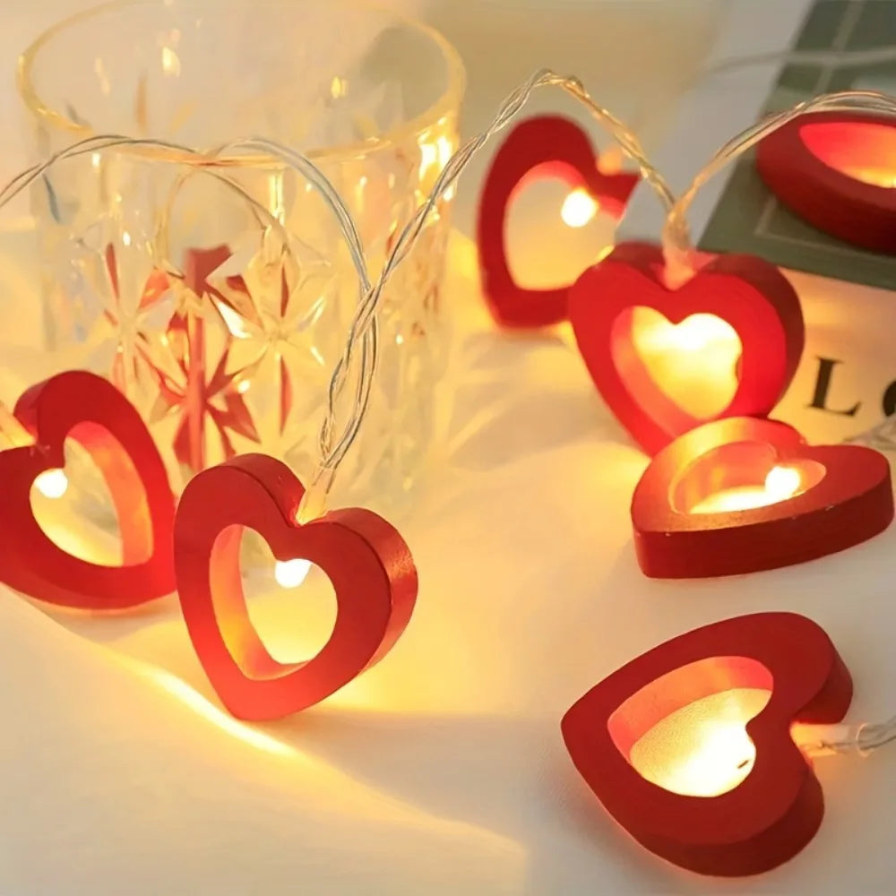 Lumières à cordes LED d'amour