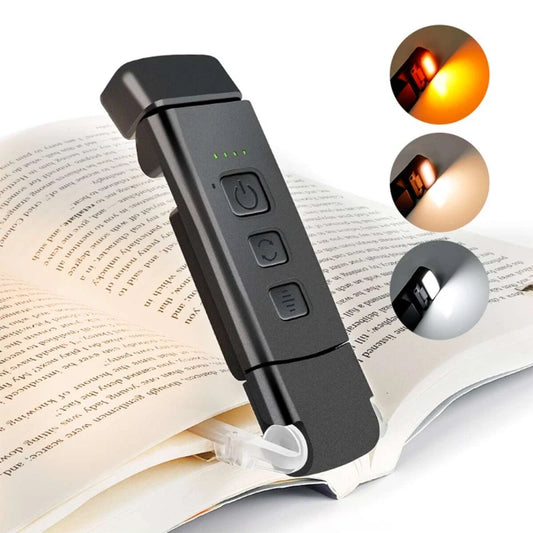 Lampe de lecture portable rechargeable avec 3 modes d'éclairage