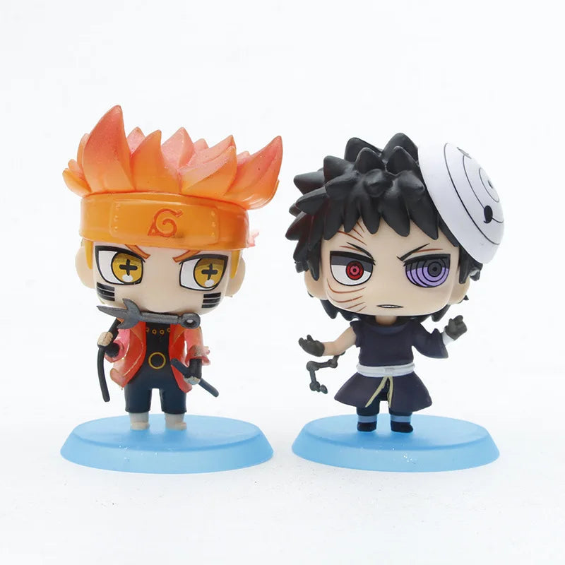 Lot de 6 figurines d'anime Naruto