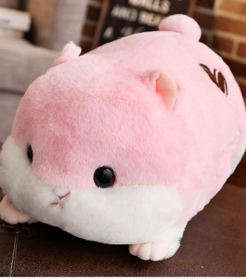 cute hamster pillow