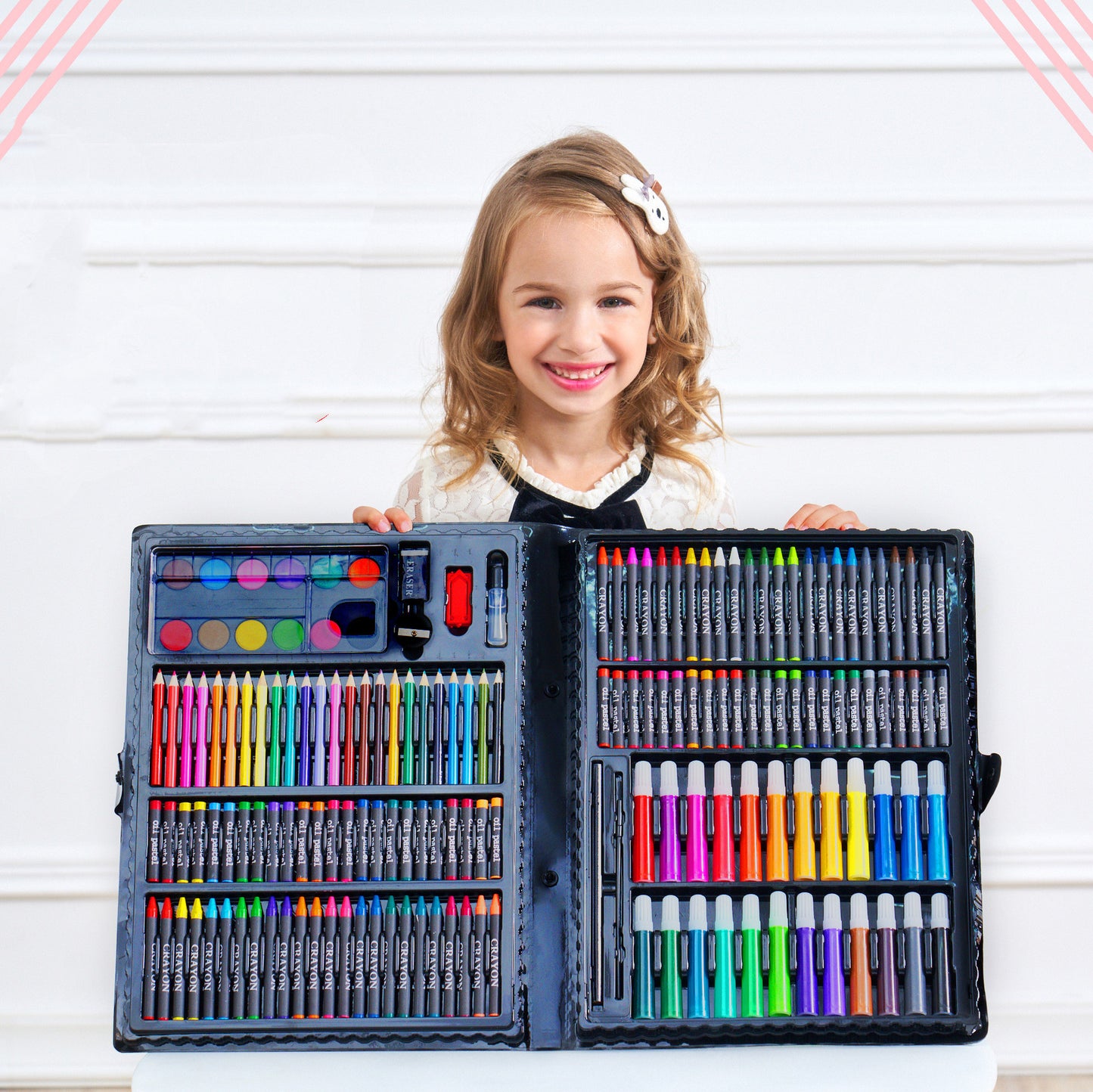 Malette d'ensemble crayon, peinture , Fournitures Scolaires