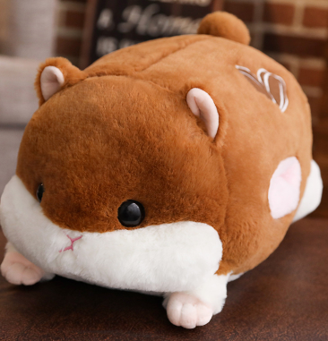 cute hamster pillow