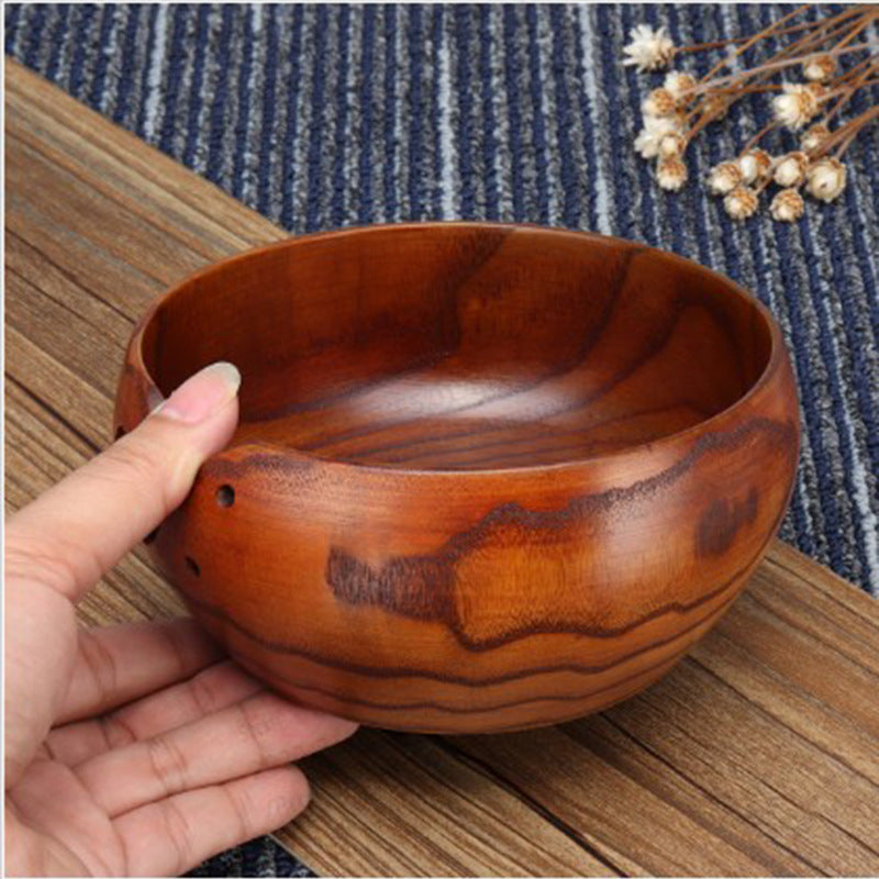 Brown storage bowl