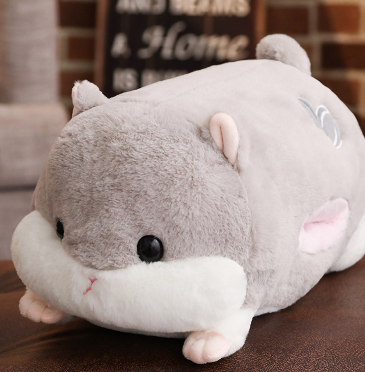 cute hamster pillow