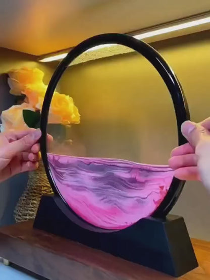 Lampe Décorative Sable en Mouvement – Art Lumineux Relaxant